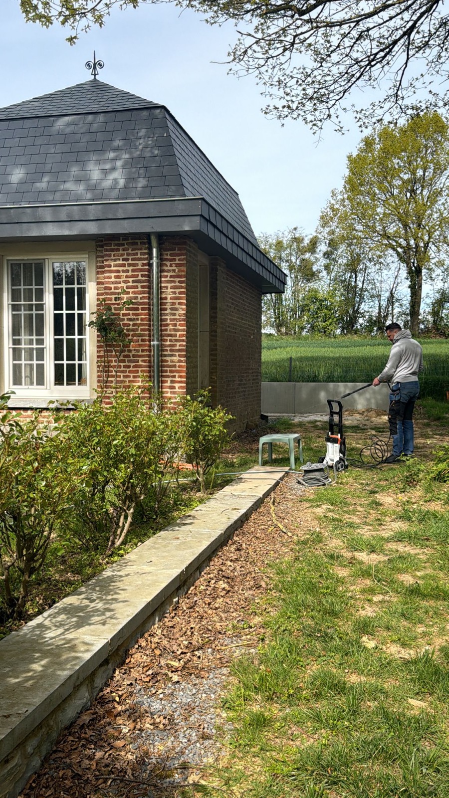 Application hydrofuge au nettoyeur haute pression