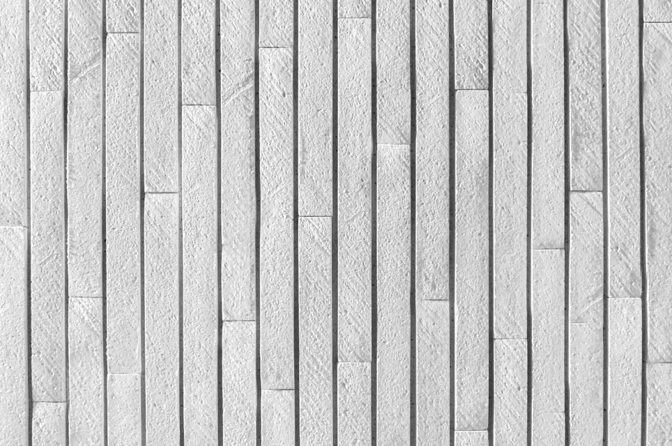 Pierre de parement Brick Design (NEW) coloris Bianco_posa in verticale - SN Works