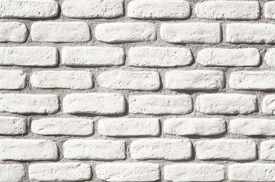 Pierre de parement Listello Mattone Antico coloris Bianco - SN Works