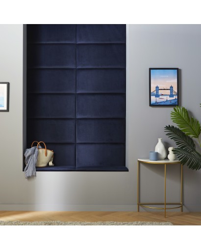 Coussin Mural Rectangle Bleu Nuit plaquette de parement Belgique