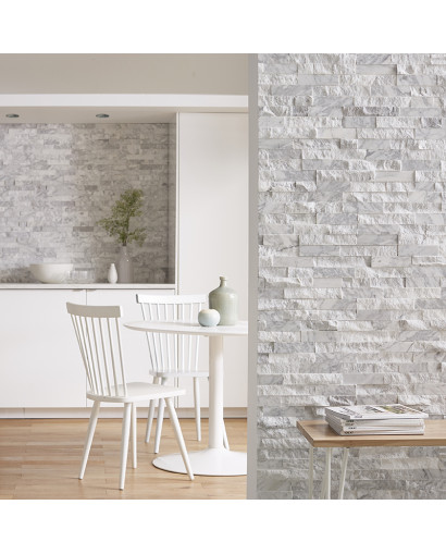 Crystal White plaquette de parement Belgique