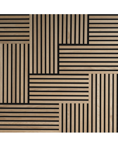 Vertigo Carré 30 × 30 cm — panneau tasseaux mural Vertigo Belgique