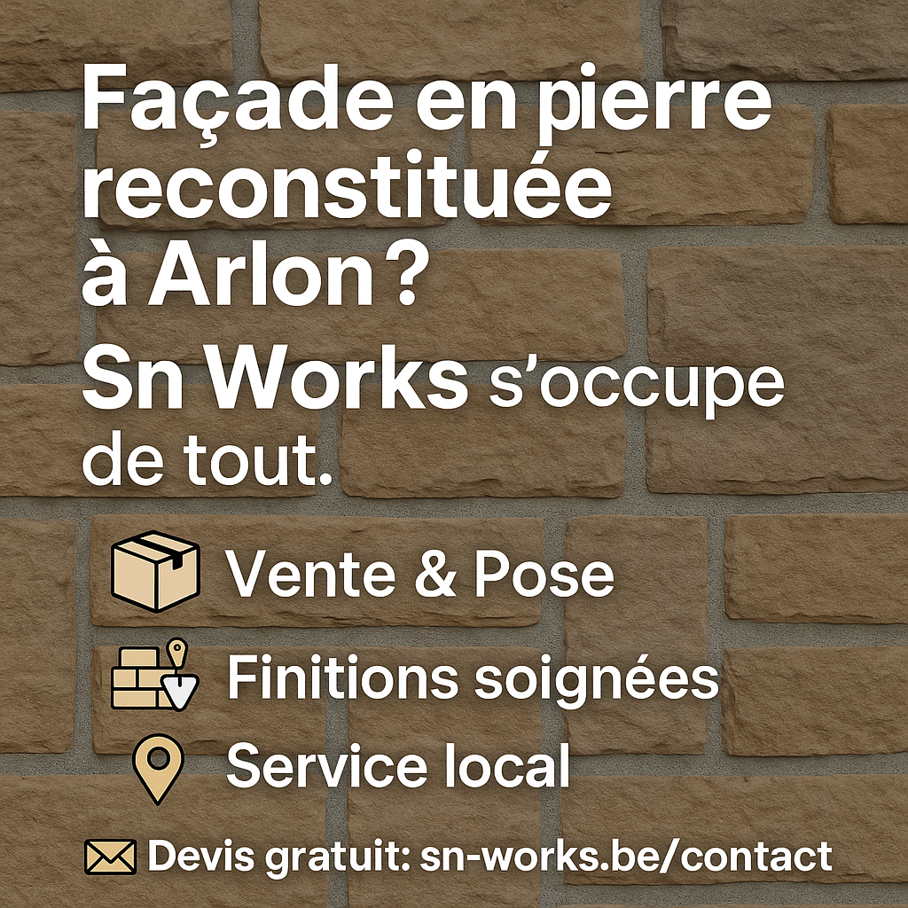 Pierre reconstituée à Arlon