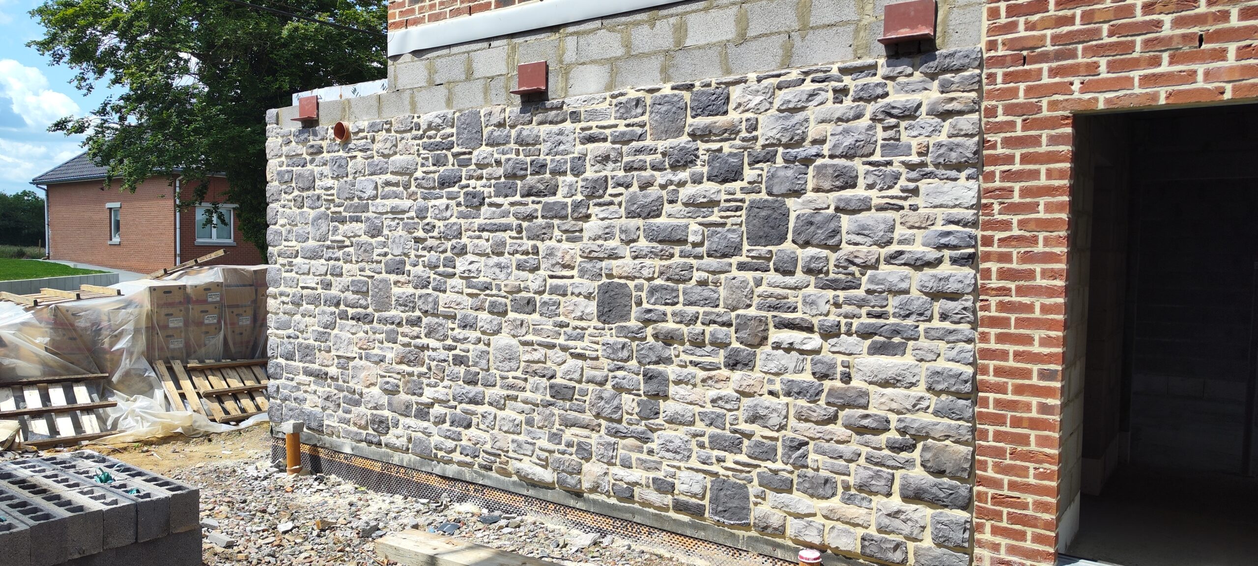 vente pierre reconstituée Bastogne